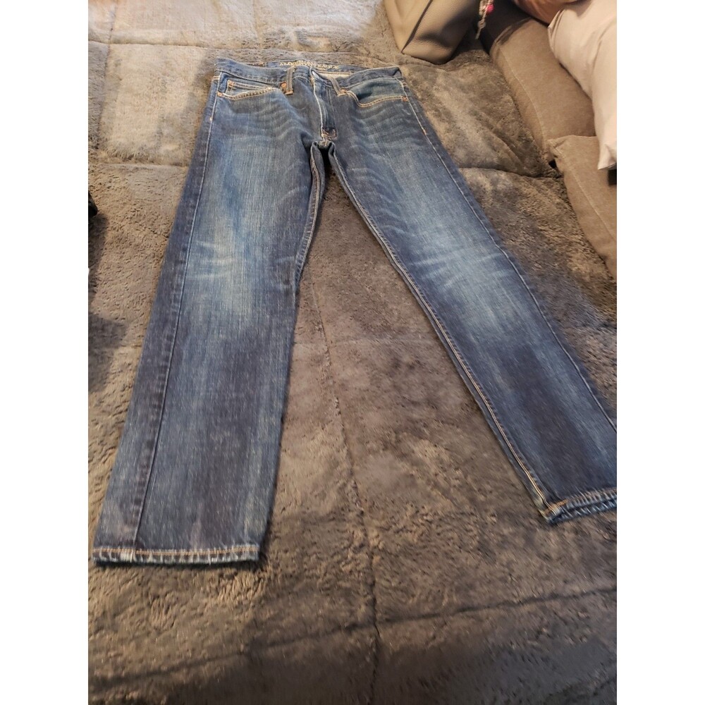 American Eagle Men's 28X30(28x28) Original Taper Denim Blue Jean*EXCELLENT COND!